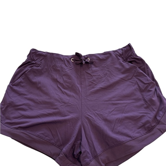 Avia Purple Athletic Shorts with Elastic Waistband and Lightweight Fabric - Picture 1 of 6